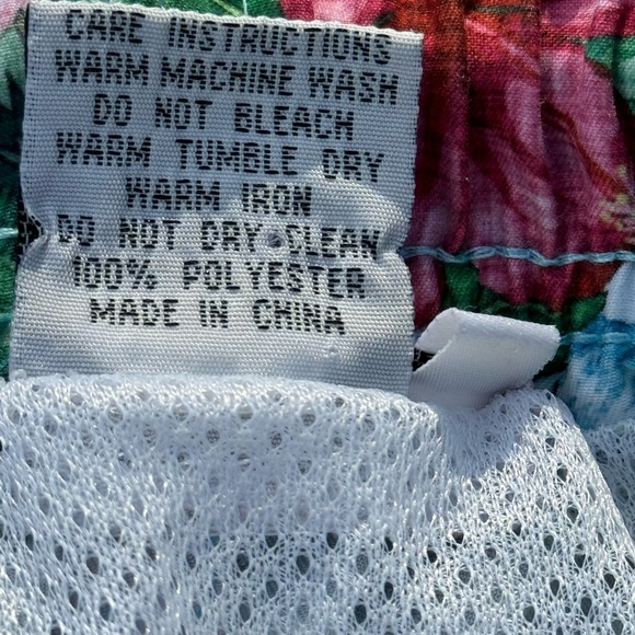 FRANKS Australia OAHU Men’s  Floral Print 6” Swim Shorts Trunks Blue/Green/Pink - Picture 8 of 9